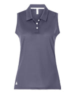 Women's Ottoman Sleeveless Polo - Preloved Violet