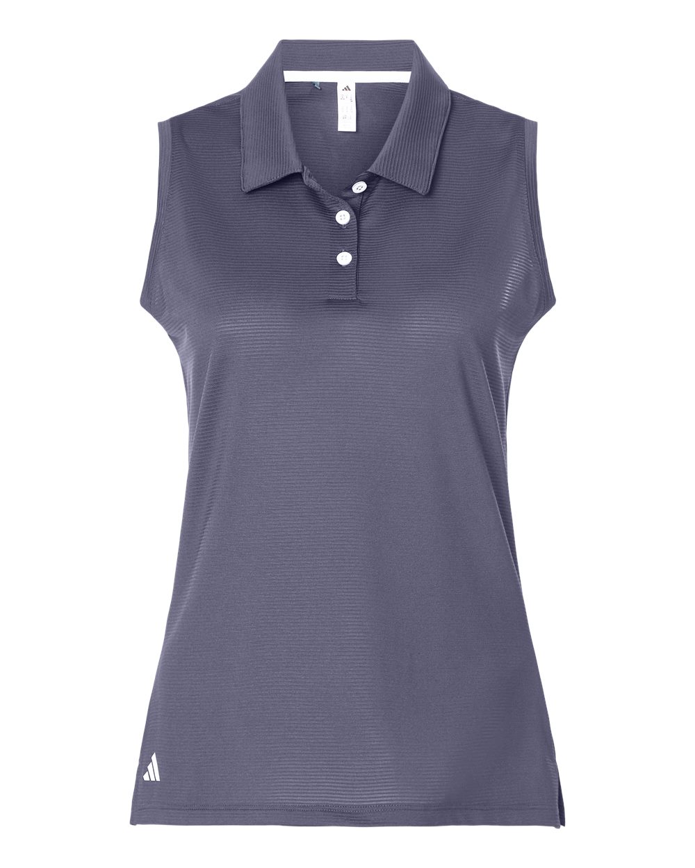 Women's Ottoman Sleeveless Polo - Preloved Violet