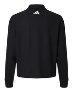 Women's Beyond Long Sleeve Loose Polo - Black