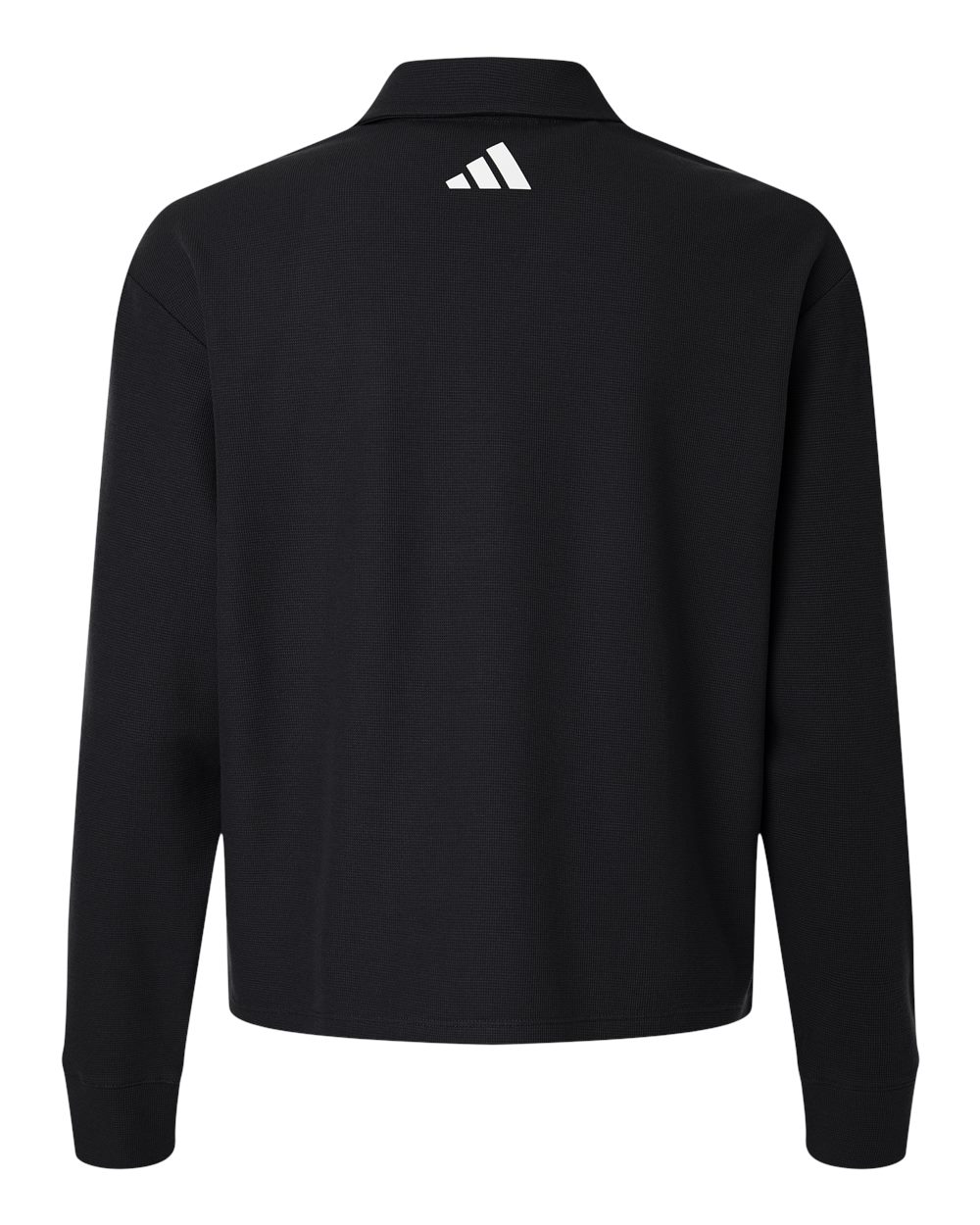 Women's Beyond Long Sleeve Loose Polo - Black