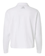 Women's Beyond Long Sleeve Loose Polo - White