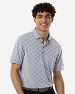 Men's Ultimate365 Jacquard Polo - Collegiate Navy/ White