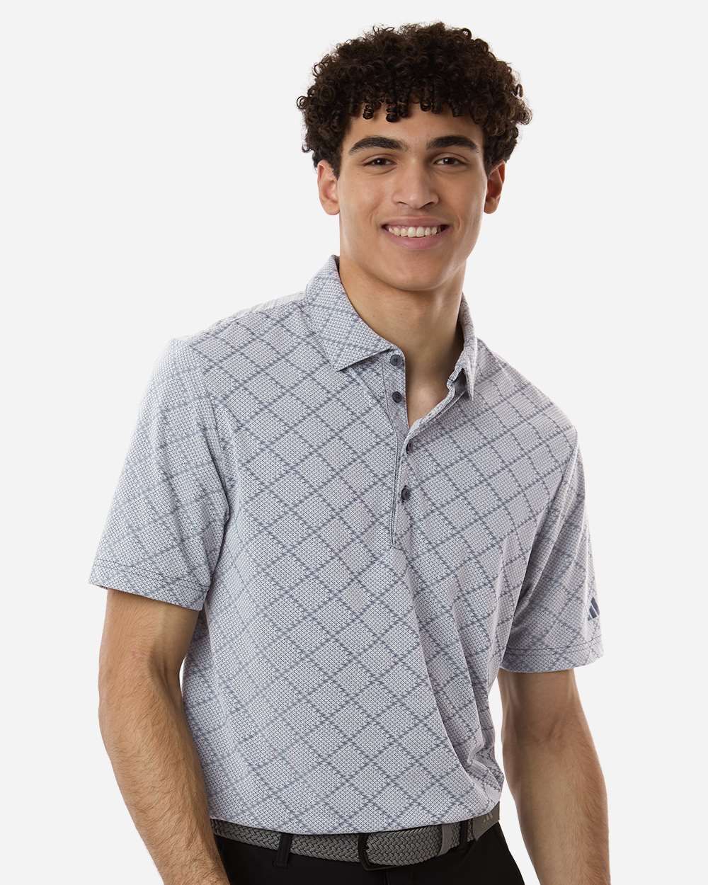 Men's Ultimate365 Jacquard Polo - Collegiate Navy/ White
