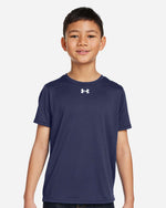 Youth Tech Team T-Shirt - Midnight Navy/ White