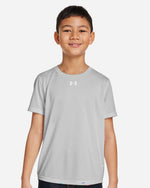 Youth Tech Team T-Shirt - Mod Grey Light Heather/ White