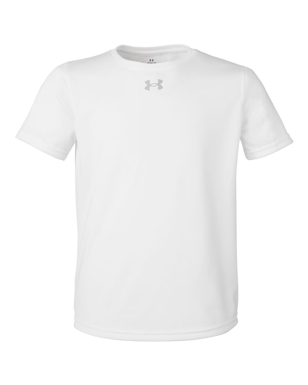 Youth Tech Team T-Shirt - White/ Mod Grey