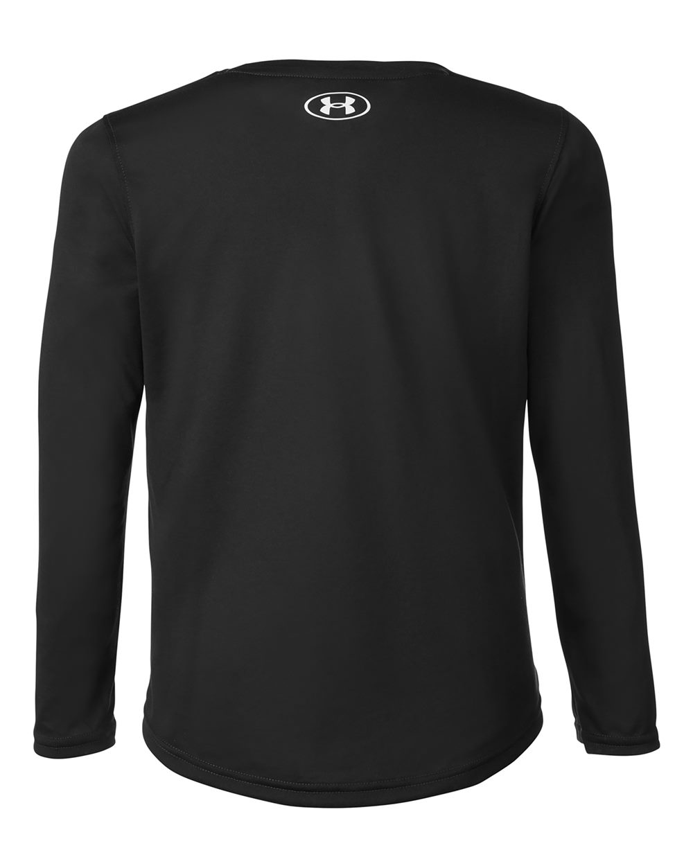 Youth Tech Team Long Sleeve T-Shirt - Black/ White