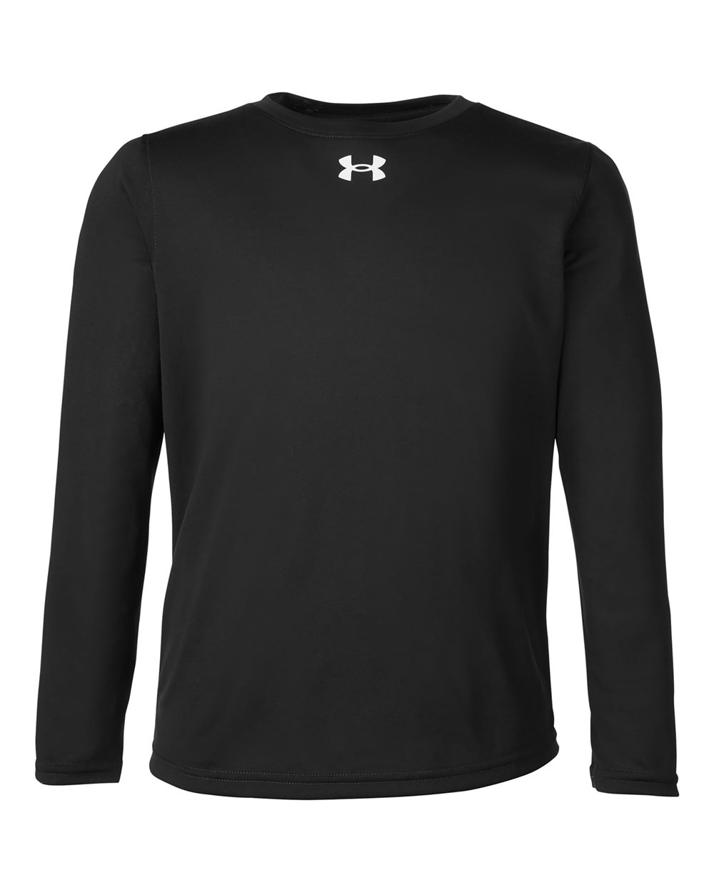 Youth Tech Team Long Sleeve T-Shirt - Black/ White