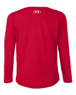 Youth Tech Team Long Sleeve T-Shirt - Red/ White