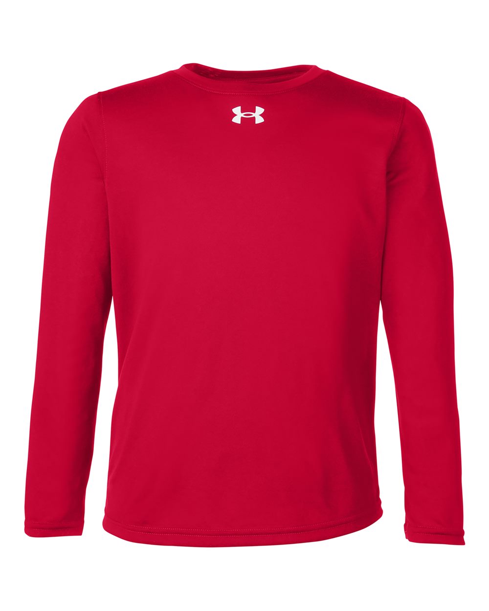 Youth Tech Team Long Sleeve T-Shirt - Red/ White