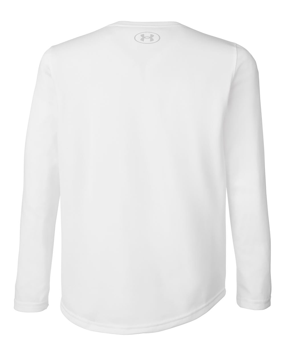 Youth Tech Team Long Sleeve T-Shirt - White/ Mod Grey