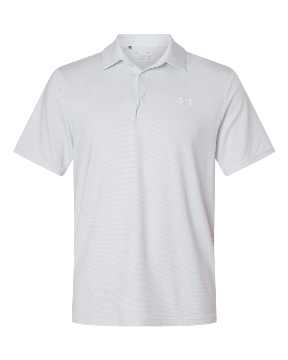 Men's Playoff 3.0 Stripe Polo - White/ Halo Grey