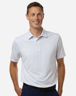 Men's Playoff 3.0 Stripe Polo - White/ Halo Grey