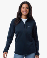 Women's Essential Hike Grid Fleece Half-Zip Pullover - Collegiate Navy