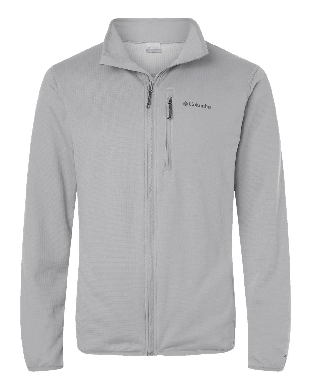 Men's Essential Hike Grid Fleece Full-Zip - Columbia Grey