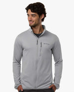 Men's Essential Hike Grid Fleece Full-Zip - Columbia Grey