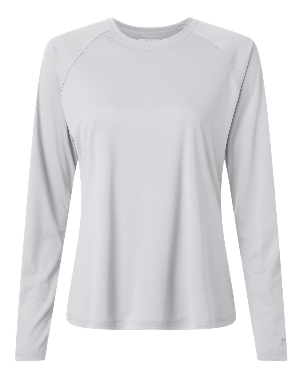 Women's PFG Tidal Tee II Long Sleeve - Cool Grey/ Vivid Blue