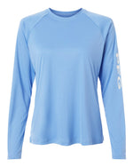 Women's PFG Tidal Tee II Long Sleeve - White Cap/ White
