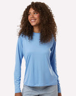Women's PFG Tidal Tee II Long Sleeve - White Cap/ White