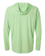 Men's PFG Terminal Tackle Hooded Long Sleeve T-Shirt - Key West/ Cool Grey