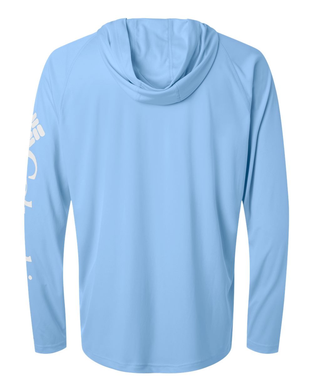 Men's PFG Terminal Tackle Hooded Long Sleeve T-Shirt - White Cap/ White