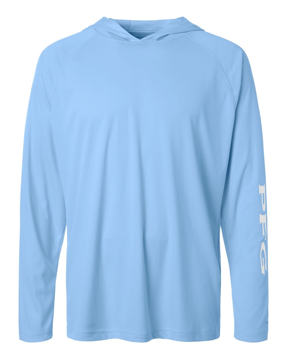 Men's PFG Terminal Tackle Hooded Long Sleeve T-Shirt - White Cap/ White