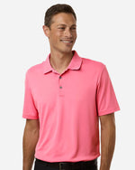 Men's Performance Polo - Bliss Pink