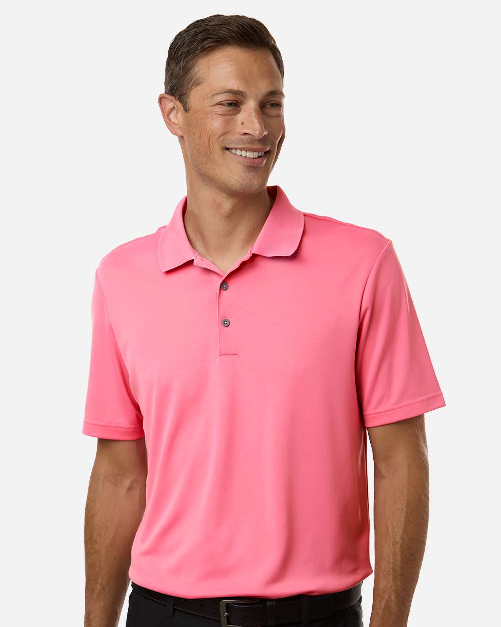 Men's Performance Polo - Bliss Pink