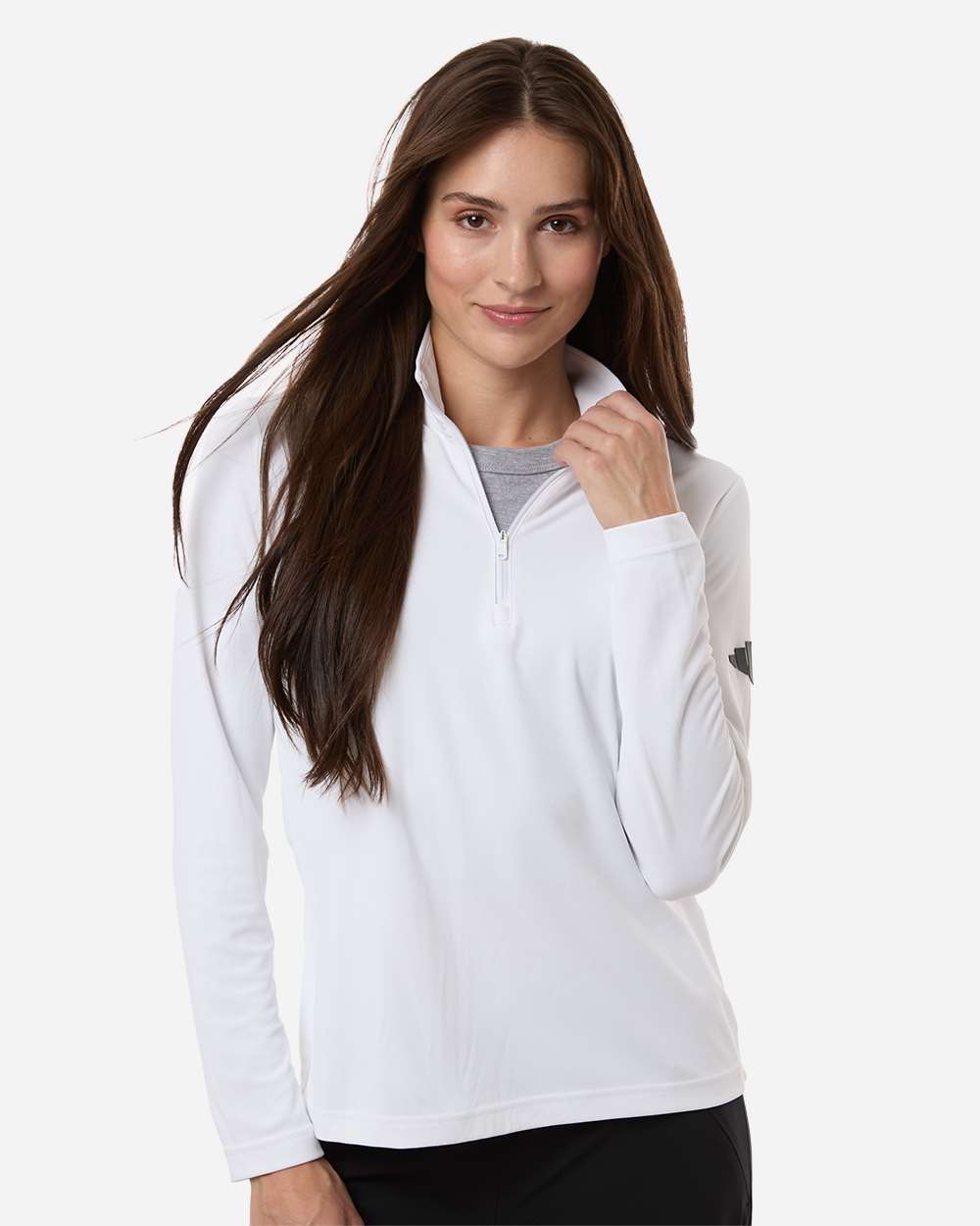 Women's Lightweight Quarter-Zip Pullover - White