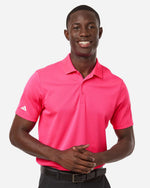 Men's Performance Piqué Polo - Lucid Pink