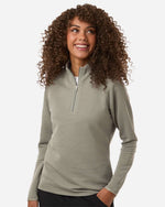 Women's Spacer Quarter-Zip Pullover - Silver Pebble