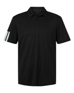 Men's Performance 3-Stripes Climacool Polo - Black