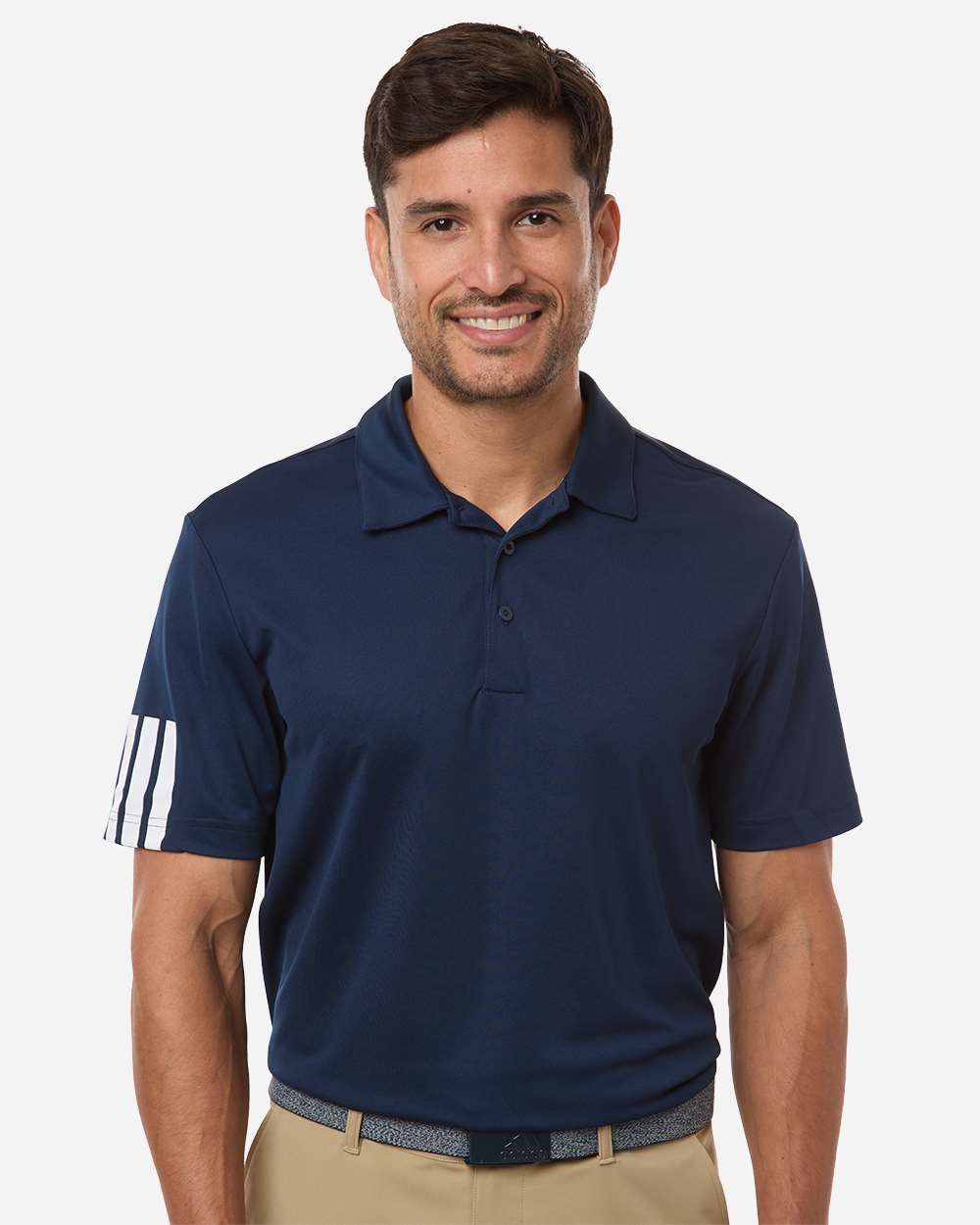 Men's Performance 3-Stripes Climacool Polo - Collegiate Navy