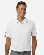 Men's Performance 3-Stripes Climacool Polo - White