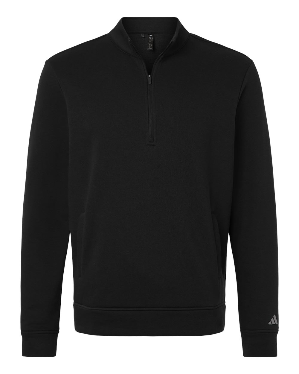 Men's Elevated Fleece Quarter-Zip Pullover - Black