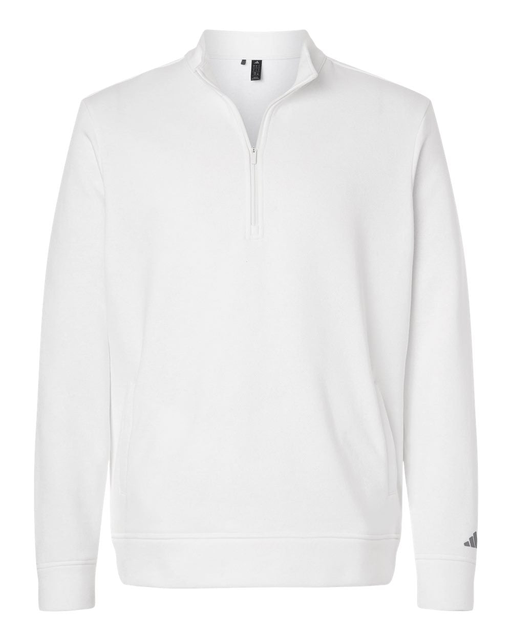 Men's Elevated Fleece Quarter-Zip Pullover - Core White
