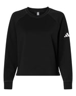 Women's Beyond Side-Snap Crewneck Sweatshirt - Black