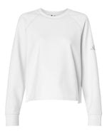 Women's Beyond Side-Snap Crewneck Sweatshirt - White