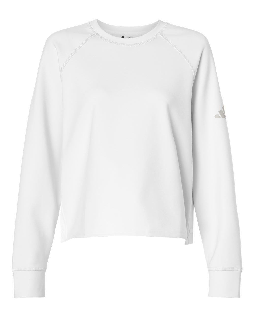 Women's Beyond Side-Snap Crewneck Sweatshirt - White