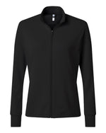 Women's Performance Textured Full-Zip Jacket - Black