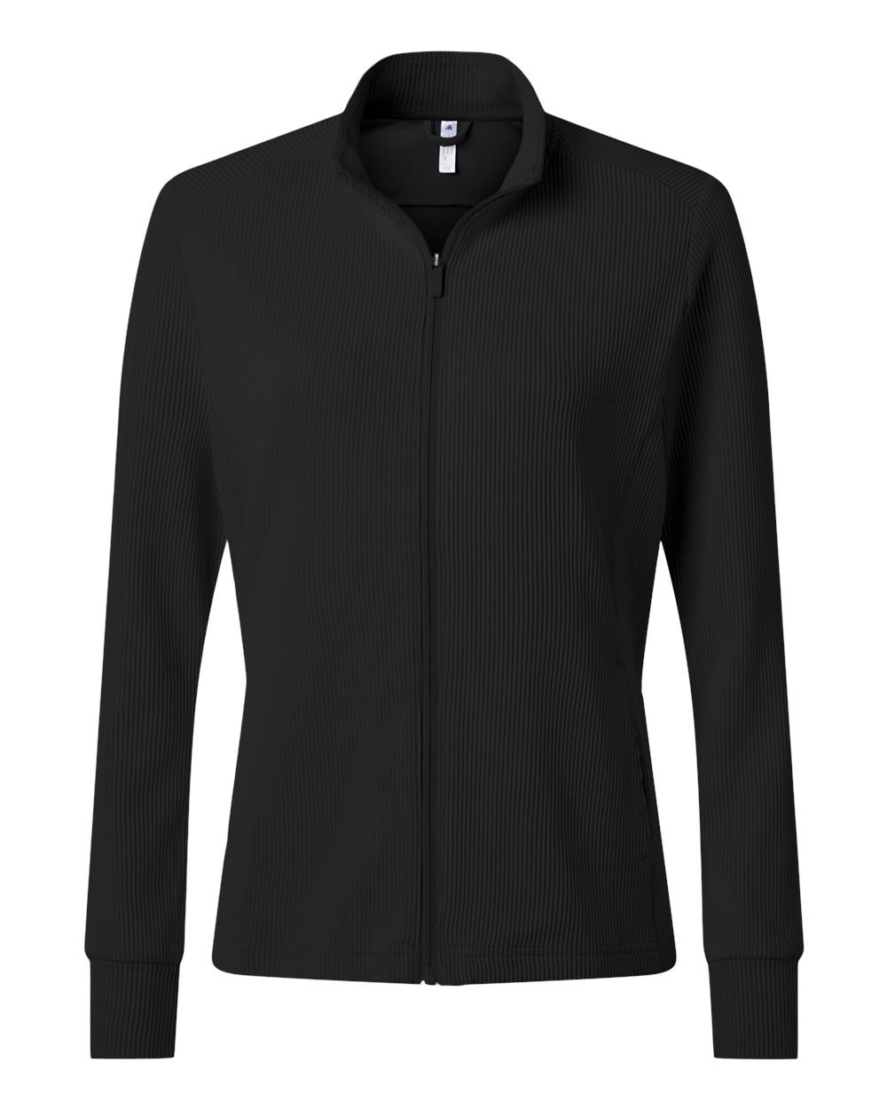 Women's Performance Textured Full-Zip Jacket - Black