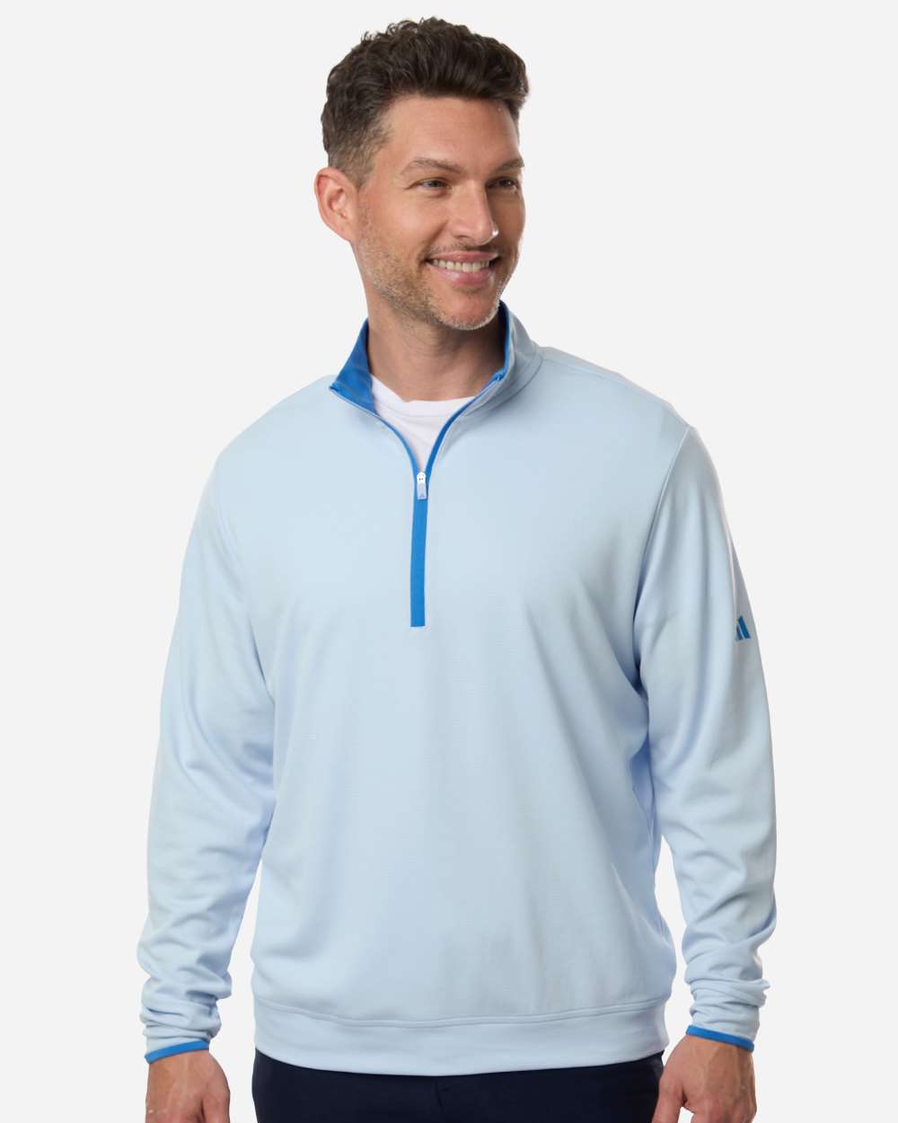 Men's Performance Lightweight Quarter-Zip Pullover - Crystal Sky
