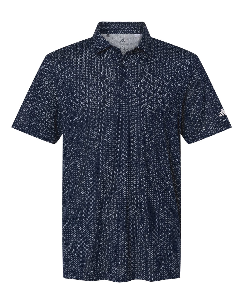 Men's Ultimate365 Mesh Tango Print Climacool Polo - Collegiate Navy/ White