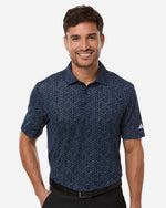 Men's Ultimate365 Mesh Tango Print Climacool Polo - Collegiate Navy/ White