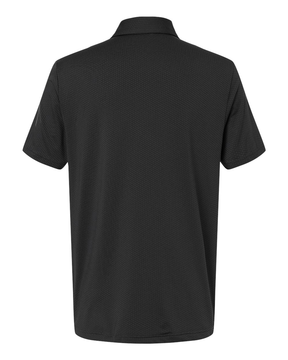 Men's Performance Textured Polo - Carbon/ Black
