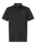 Men's Performance Textured Polo - Carbon/ Black