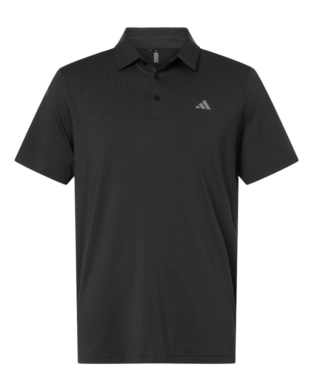 Men's Performance Textured Polo - Carbon/ Black