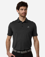 Men's Performance Textured Polo - Carbon/ Black