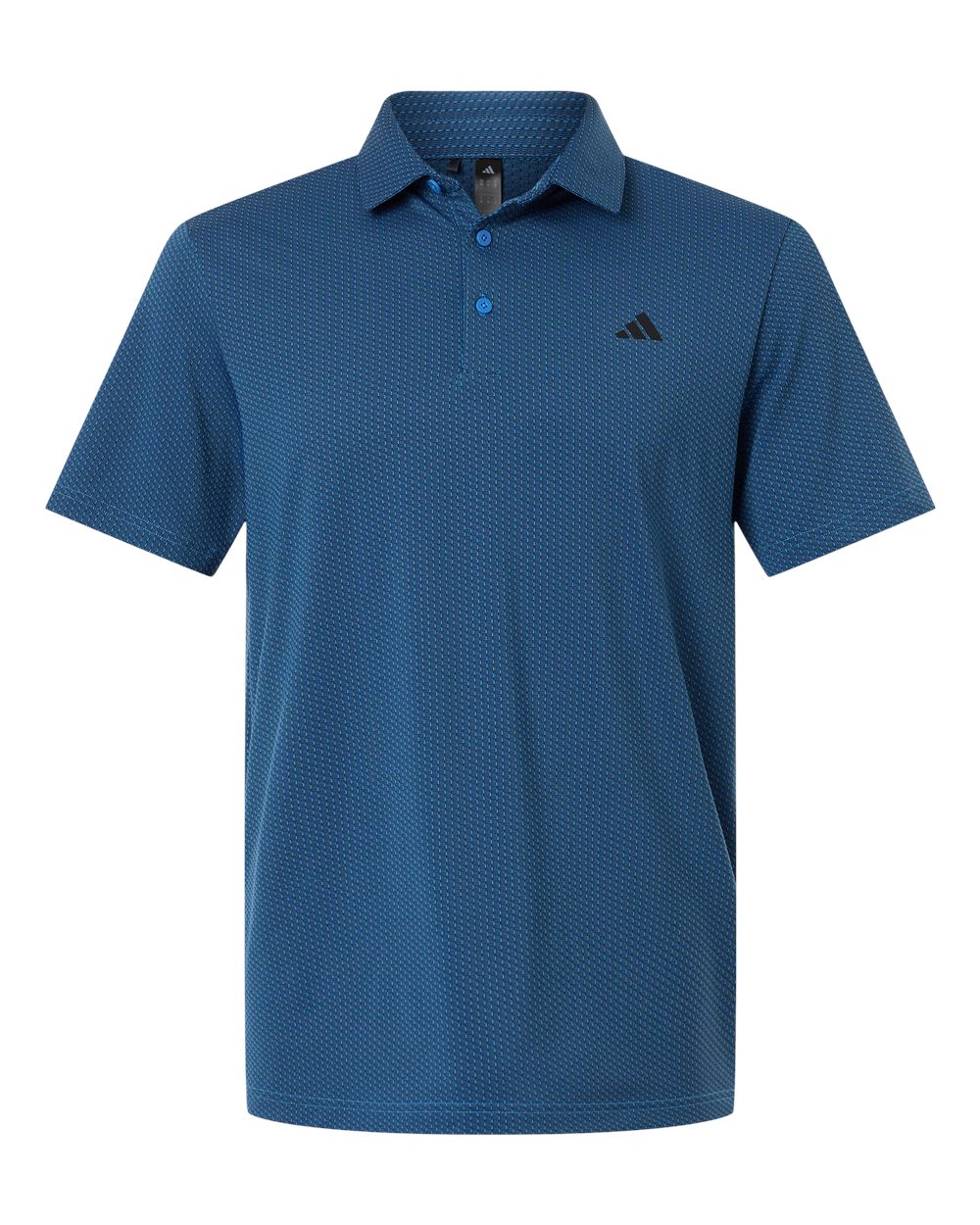 Men's Performance Textured Polo - Lucid Ray Blue/ Black