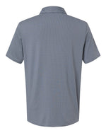 Men's Performance Textured Polo - White/ Collegiate Navy